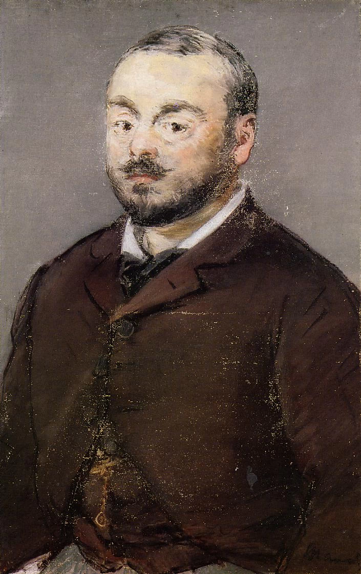  287-Édouard Manet, Ritratto di Emmanuel Chabrier, 1880-Museo Ordrupgaard 